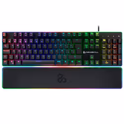 Newskill Gaming Gungnyr Pro, Avec fil, USB, Contacteur de touche opto-mécanique, QWERTY, LED RGB, Noir