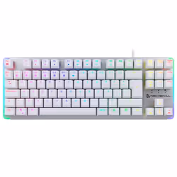 Newskill Gaming Gungnyr TKL Pro Ivory clavier Jouer USB QWERTY Espagnole Blanc