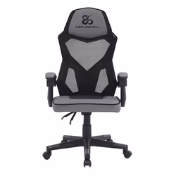 Newskill Gaming Eros, Siège de jeu sur PC, 120 kg, Siège rembourré, Dossier en mesh, Noir/Gris, Nylon