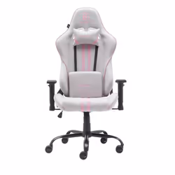 Newskill Gaming Kitsune V2 Siège de jeu sur PC Siège rembourré Gris, Rose - Vue supplémentaire 3