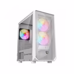 Nfortec NF-CS-DYS-W, Tower, PC, Blanc, ITX, micro ATX, SPCC, Gaming