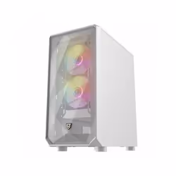 Nfortec NF-CS-DYS-W unité centrale Tower Blanc