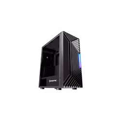 Nfortec NF-CS-NERVIA-B, Tower, PC, Noir, ATX, ITX, micro ATX, 17 cm, 36 cm