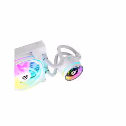 Nfortec NF-WC-ATRIAX-240-W système de refroidissement d’ordinateur Processeur Refroidisseur de liquide tout-en-un 12 cm Blanc 1 pièce(s)