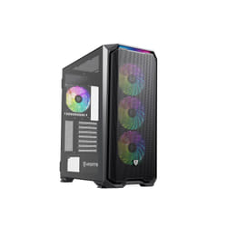 Nfortec NF-CS-KRATERX-B unité centrale Midi Tower Noir