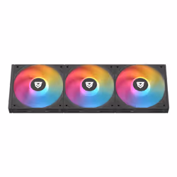 Nfortec Stellar Ventilateur 12 cm Noir 1 pièce