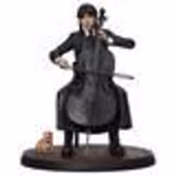 Figurine - SD TOYS - Wednesday avec Violoncelle - 20 cm - Noir - Pour Adultes à partir de 6 ans