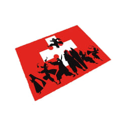 SD TOYS Fire Force Logo Red - 40x60 cm