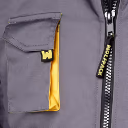 Veste de Travail Gris/Jaune Taille 46/48 s