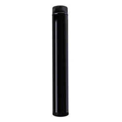Tuyau de poêle en acier vitrifié noir ø 200 mm.
