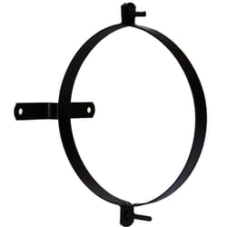 Collier de serrage pour tube de poêle vitrifié avec support 150 mm. (2 pièces)