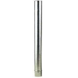 Tuyau de poêle en acier galvanisé ø 100 mm.