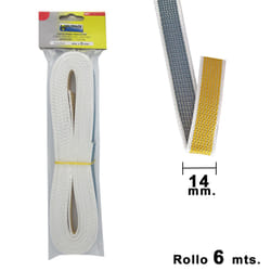 Ruban aveugle bicolore Wolfpack 14 mm. Rouleau 6 mètres