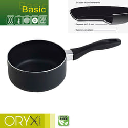 Casserole en aluminium antiadhésive de base 16 cm./3 mm.