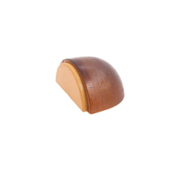 Butée de Porte Bois Adhésif Demi Lune Chêne