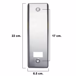 Plaque en aluminium pour collecteur d'obturation