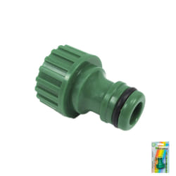 Saturnia - Adaptateur de tuyau en plastique 1/2 femelle Blister
