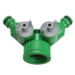 Saturnia - Adaptateur de Tuyau Plastique 3/4 - 1 Femelle avec 2 douilles Blister