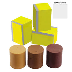 Cire de réparation du bois 70 gr. Blanc Ivoire