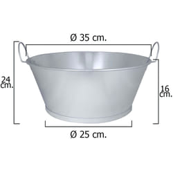 Wolfpack - Bassine galvanisée 14' 35x16cm 10 litres