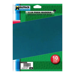 Papier abrasif Wood Grain 60 (Pack 10 feuilles)
