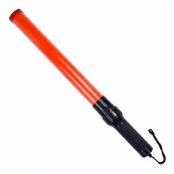 Bâton lumineux - Dimensions : 54 x Ø 4 cm. - 2 Fonctions : feu fixe et feu clignotant. - Barre lumineuse de signalisation, id ...