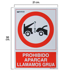 Wolfpack - Affiche d'interdiction de stationnement We Call Tow Truck 30x21