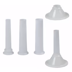 Lot d'entonnoirs en plastique pour hachoir n° 10/12 (4 pièces) - En plastique. - Pour hachoir n° 10/12. - Lot de 4 pièces. -  ...