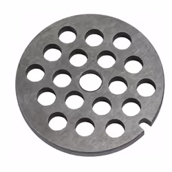 Plaque pour hachoir à viande - Pour hachoir n° 8. - Diamètre du trou : 8 mm. - Fabriqué en acier. - Spécifique pour les hacho ...
