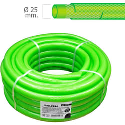 Saturnia - Manguera Latex Reforzado ø 25 mm. - 1' Rollo 25 Metros