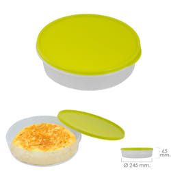 Oryx - Lunch Box pour Tortillas Rondes ø 24,5 cm. 2 litres
