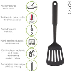 Oryx - Spatule de Cuisine Nylon Basic 32,5 x 9 cm.