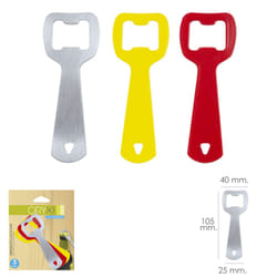 Décapsuleur Plat Couleurs Assorties 3 pièces