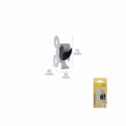 Ouvre-boîte Papillon 75 mm. Double fonction (ouvre-boîte et ouvre-bouteille)