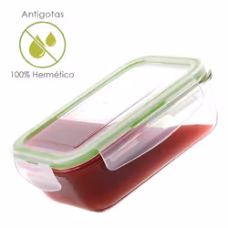 Oryx - Récipient hermétique rond en verre 550 ml. ø 145 x 7 (h) cm.