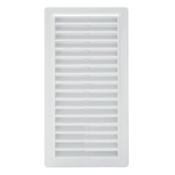Grille Encastrée En Plastique Avec Filet Arrière 25x12 cm.