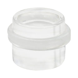 Arrêt de porte adhésif transparent rond