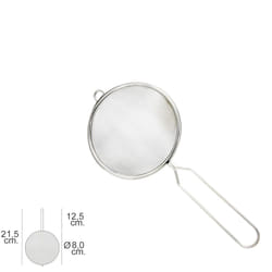 Passoire de base en acier inoxydable Ø 8 x 21,5 (H) cm.