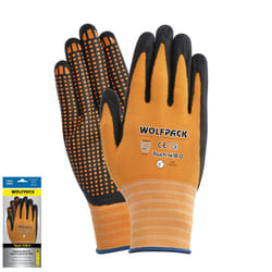 Wolfpack - Gants en nylon avec paume en mousse et points de contact en nitrile 6 (paire)