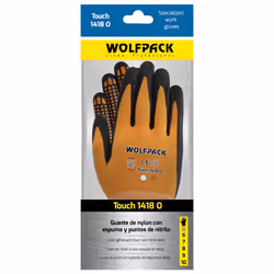 Gants en nylon avec paume en mousse et points de contact en nitrile 9 (paire)