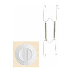 Porte-assiettes à ressort Pour assiettes de ø 13 à 18 cm.