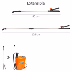 Lance extensible pour pulvérisateur à batterie Wolfpack 08052000)