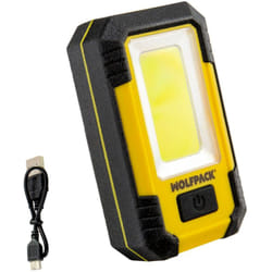 Wolfpack - Linterna Led Recargable Con Iman y Gancho 500 Lumenes Recargable / Powerbank