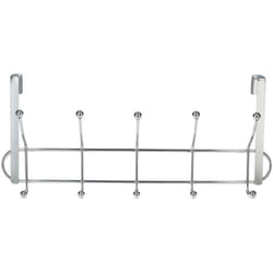 Perchero Metalico Para Puerta 5/10 Ganchos. Terminacion Metalica.