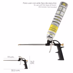 Wolfpack - Pistolet à mousse de polyuréthane réglable Target 1