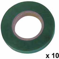 Cinta atadora 11 x 0,15 mm. x 26 m. - Ancho: 11 mm. - Espesor: 0.15 mm. - Longitud: 26 metros. - Color verde. - Pack 10 rollo ...