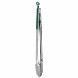 Pince à barbecue - Mesures : 44,5 cm. - Fabriqué en acier. - Fixation en caoutchouc. - Ouverture réglable. - Complétez votre  ...