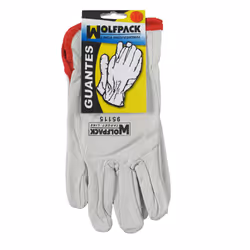Gants en cuir 9 flower avec cintre (paire)