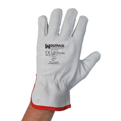 Gants en cuir 10 flower avec cintre (paire)