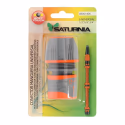 Raccord de tuyau universel en plastique. - Raccord de tuyau universel 1/2" 5/8" 3/4". - Fabriqué en polypropylène et caoutcho ...